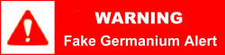Fake Organic Germanium Alert